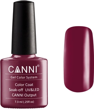 Гель-лак Canni Gel Color System 028 - Бордовый (7.3 мл) (638136-1315605-2)