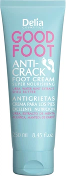 Увлажняющий крем для огрубевшей, потрескавшейся кожи стоп Delia Good Foot Anti-Crack Super Nourishing Foot Cream 250ml (913314-835704-2)