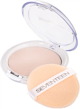 Прозрачная компактная пудра "Алоэ Вера" Seventeen Natural Silky Transparent Compact Powder 01 - Ivory (10 г) (892043-1001402-2)