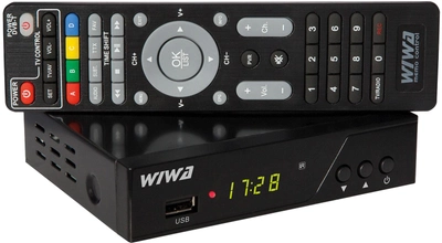 Цифровий тюнер наземного телебачення WIWA DVB-T/T2 H.265 PRO 2790Z (5907678819512)
