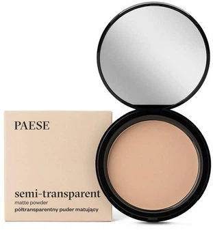 Компактна пудра, що матує напівпрозора Paese Matte Semitransparent Powder 3A - Золотий Біж (6 г) (670204-971696-2)