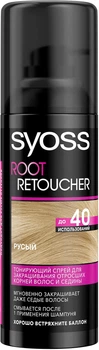 Тонирующий спрей для закрашивания отросших корней и седины Syoss Root Retoucher Русый (755395-680829-2)