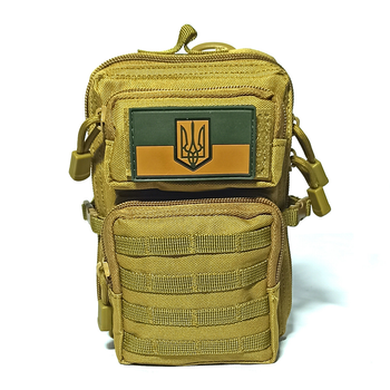 Тактичний підсумок сумка органайзер Molle Coyote