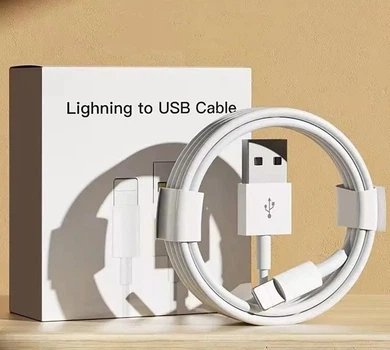 Кабель для зарядки iPhone Apple Lightning Зарядка iPad Data Cable с разъемом USB to Lightning 1M