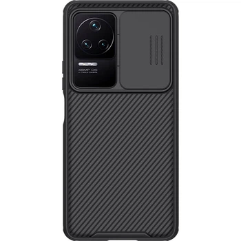 Карбоновая накладка Nillkin Camshield (шторка на камеру) для Xiaomi Redmi K50 / K50 Pro Черный / Black
