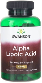 Альфа-ліпоєва кислота Swanson Alpha Lipoic Acid 300 мг 60 капсул (SWU136)