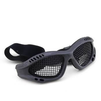 Захисні окуляри-сітка V2 плетенка Black (для Airsoft, Страйкбол)