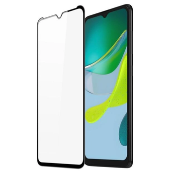 Защитное стекло LUX для Motorola E13 черный Full Сover Full Glue 0,3 мм