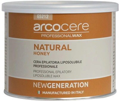 Воск в банке для депиляции Arcocere New Generation Natural Wax 400 мл (8024908052123)