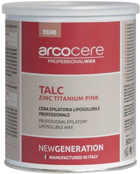 Воск в банке для депиляции Arcocere New Generation Zink Titanium Pink 800 мл (8024908052406)