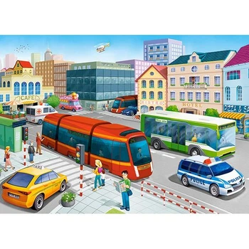Пазлы Городоская Площадь 120 элементов