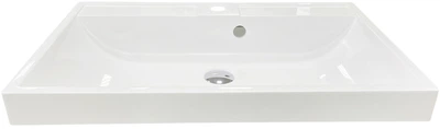 Раковина, умывальник накладной, искусственный камень ADAMANT Streng-60 New 590x410 White
