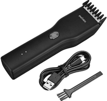 Аккумуляторная Машинка для стрижки волос Триммер Enchen Boost Black
