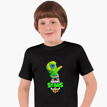 Дитяча футболка Бравл Старс (Brawl Stars) (25186-1705) 104-110 см Бавовна Чорний