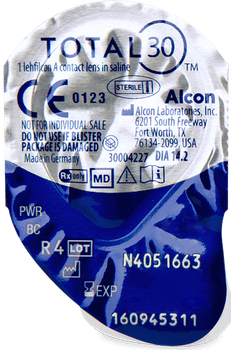 Контактні лінзи Alcon Total30 BC=8.4 DIA=14.2 PWR=-4.50 1 лінза