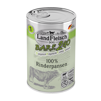 Консерви для собак Landfleisch B.A.R.F.2GO 100% Rinderpansen (з яловичим рубцем)