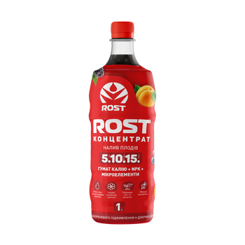 Органо-минеральное удобрение Rost (Рост) концентрат, 1л, NPK 5.10.15