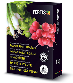 Комплексное минеральное универсальное удобрение Fertis NPK 13.10.15+МЕ, Весна, 1 кг