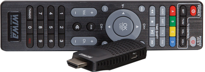 Цифровой тюнер наземного телевидения WIWA DVB-T/T2 H.265 MINI (5907678819550)