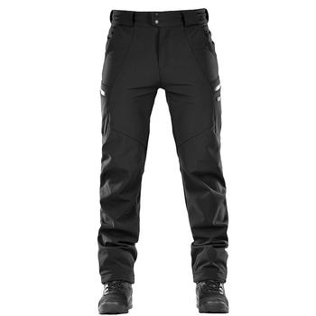 Штаны военные тактические Soft Shell M-Tac Winter Black, зимние штаны для военных для полиции XL TR_1319-2