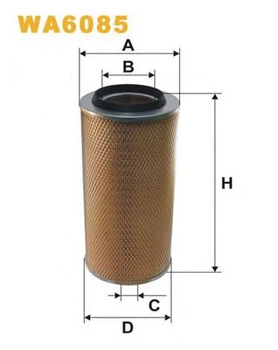 Фильтр воздуха WIX FILTERS 414=WA6085 WIX Filters (WA6085)