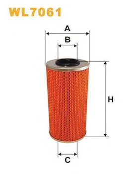 Фильтр масла WIX FILTERS 610 = WL7061 WIX Filters (WL7061)