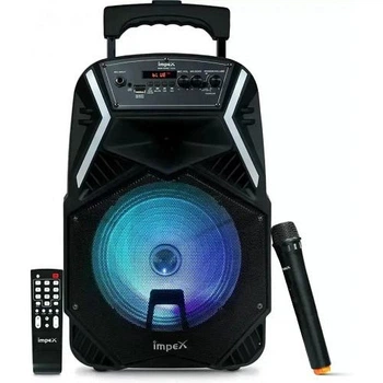 Портативна акустика з бездротовим мікрофоном OTY-895 8'x1 10W та Пультом.