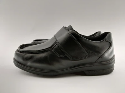 Мокасини чоловічі шкіряні на широку ногу Cosyfeet 43р. 28,5 см чорний арт. 01