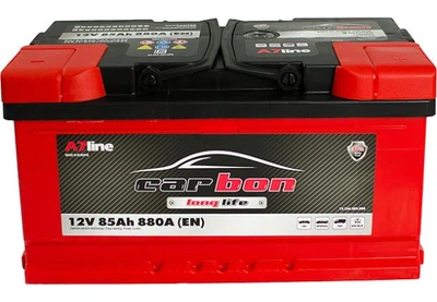 Автомобильный аккумулятор 85 Ah/12V CARBON sb_низкий Euro