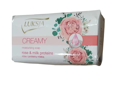 Твердое крем-мыло Luksja Rose & Milk Proteins 90 г