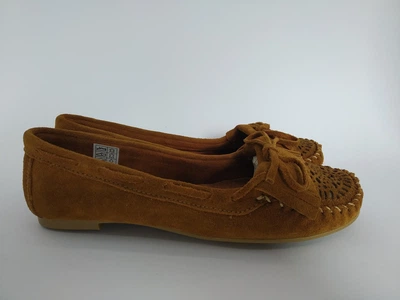 Мокасини жіночі замшеві Bata 38р. 24,5 см коричневі
