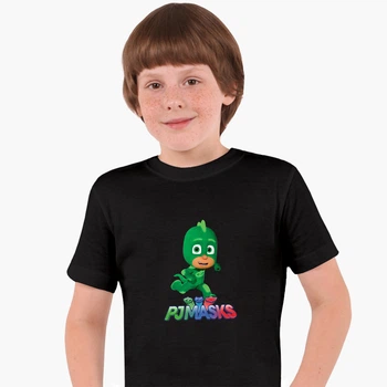 Детская футболка Герои в масках (PJ Masks) (25186-1616) 146-152 см Хлопок Черный