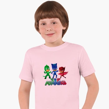 Детская футболка Герои в масках (PJ Masks) (25186-1613) 104-110 см Хлопок Розовый