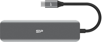 Док-станція Silicon Power SU20 7in1 HDMI USB-C PD 60W (SPU3C07DOCSU200G)
