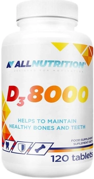Allnutrition Witamina D3 8000 120 tabletek Odporność (ALL454)