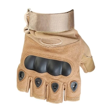 Тактические перчатки Oakley замшевые беспалые Койот XL