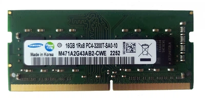 Память для ноутбука Samsung 16 GB SO-DIMM DDR4 3200 MHz PC4-25600 (M471A2G43AB2-CWE)