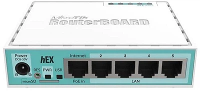 Router MikroTik hEX (RB750Gr3)