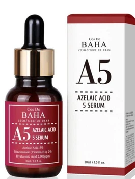 Противовоспалительная сыворотка с азелаиновой кислотой COS DE BAHA A5 Azelaic Acid 5 Serum 30 мл