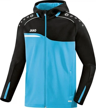 Олимпийка (мастерка) Jako COMPETITION 2.0 бирюзово-черная 2XL 6818-45