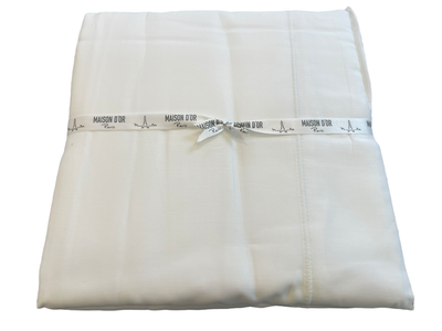 Простирадло Maison Dor Sheet Optical White сатин 245*275 см біла