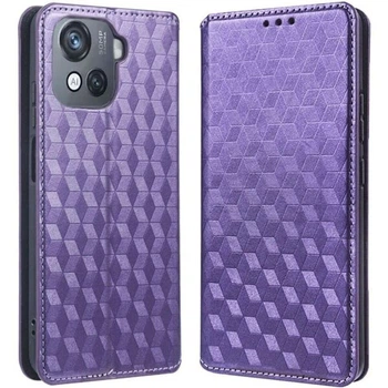 Чехол Deexe Rhombus Book для BlackView Oscal C80 - Purple