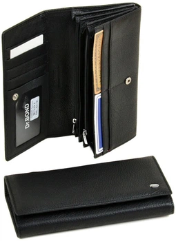 Жіночий шкіряний гаманець Dr.Bond HMLW501 black