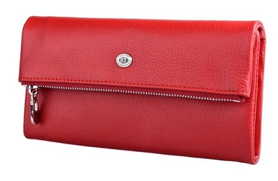 Женский кожаный кошелек ST 269 RED