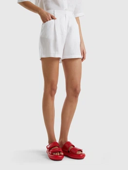 Шорты женские United Colors of Benetton 4AGHD900K-101 38 Белые (8033153920316)
