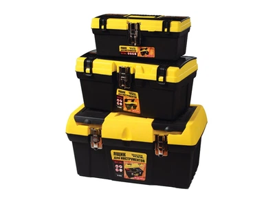 Ящики для инструмента MasterTool GM комплект 3шт. 12,5"+16"+19", мет.замки (79-2038/2039/3052) (Арт.: 79-2001)