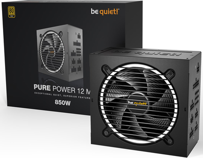 Блок живлення be quiet! BN344 Pure Power 12 M 850W 20+4 pin ATX Black (4260052189498)