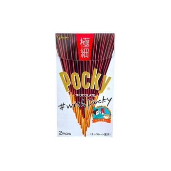 Японські палички в глазурі Glico Pocky Chocolate Superthin 2 Pack 75,4 грам