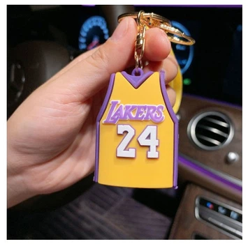 Брелок баскетбольный Lakers Kobe Bryant 24 для ключей, рюкзака, сумки Желтый (sv0356)