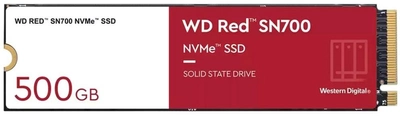 Dysk SSD Western Digital Red SN700 500 GB M.2 NVMe PCIe 3.0 3D NAND (TLC) (WDS500G1R0C)